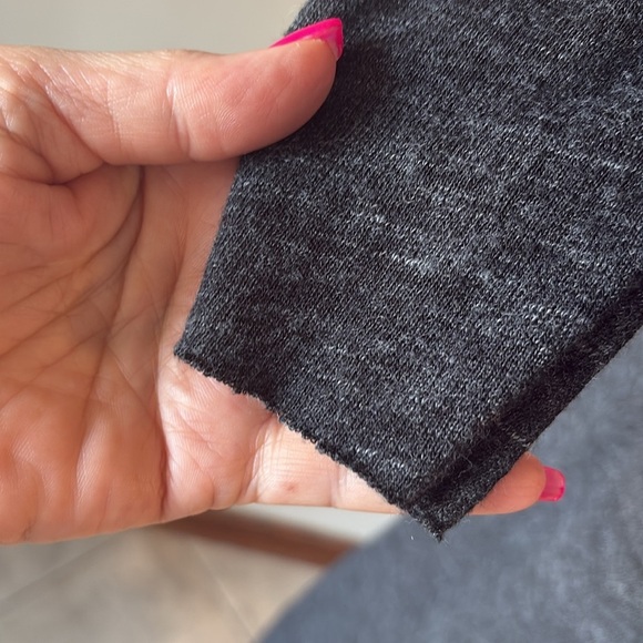 Zara women’s LIGHTWEIGHT long knit duster Cardigan sweater pockets Heather gray - Picture 7 of 8